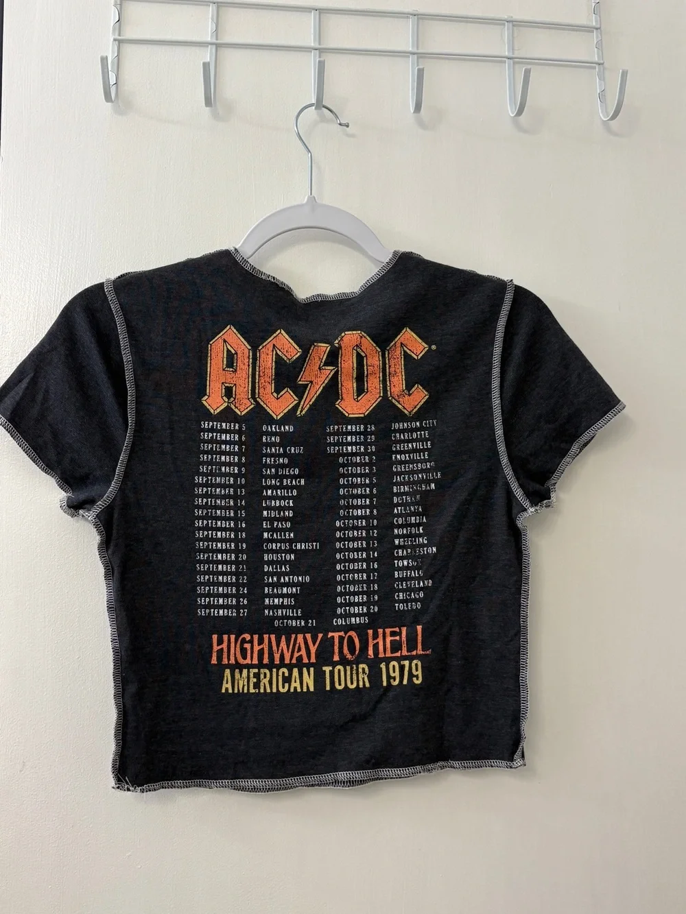 AC/DC Short Sleeve Band Tee
